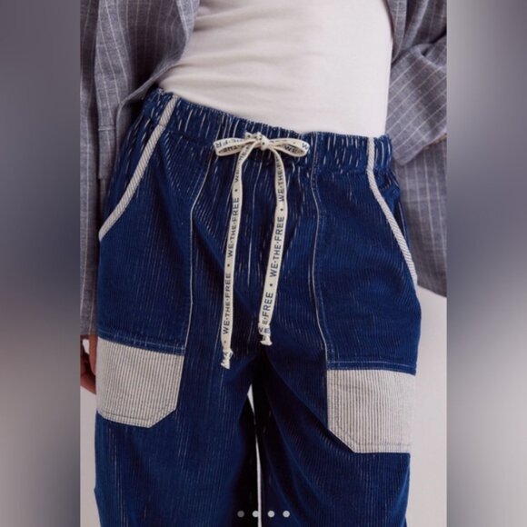 We The Free Amethyst Wide Leg Pull On Jeans NWT Size Medium - Picture 4 of 11